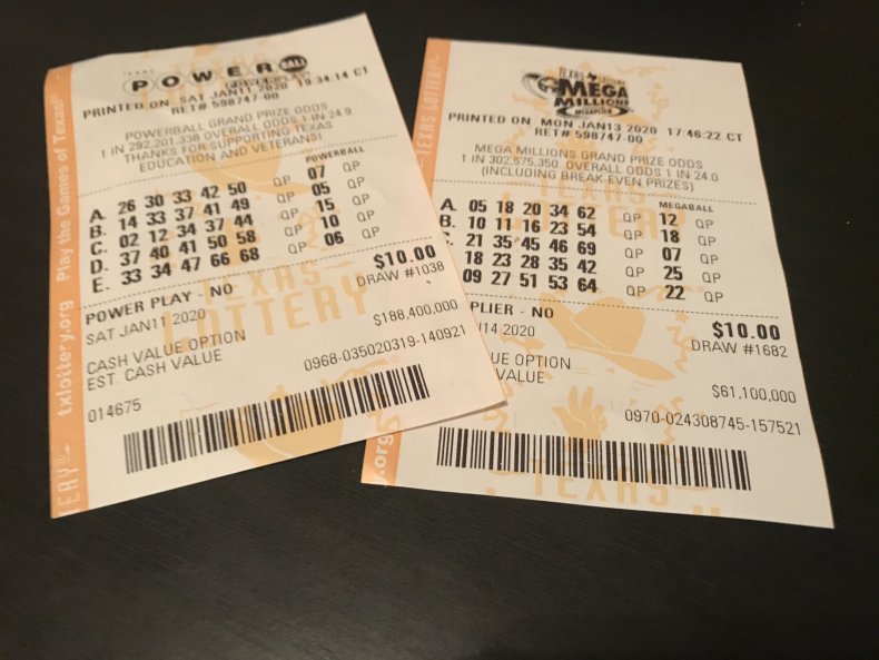 Vé Powerball và Mega Millions