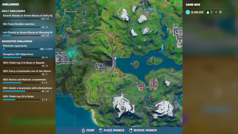 fortnite no swimming sign location 2