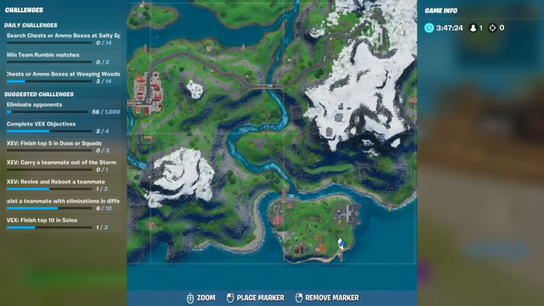 fortnite no swimming sign location 1