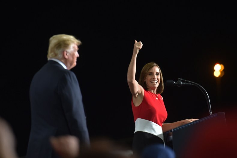 McSally Speaks at Trump Rally