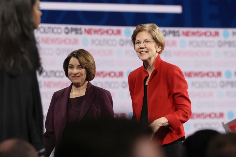 Klobuchar and Warren