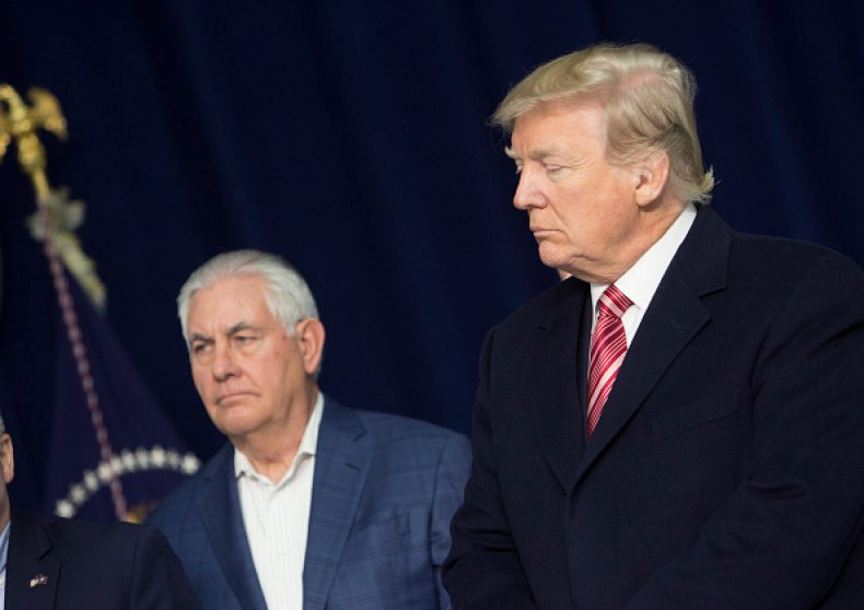 donald trump rex tillerson military spending