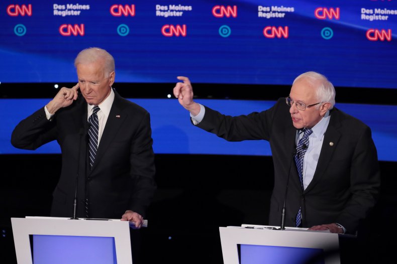 joe biden, bernie sanders