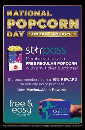 Starpass Popcorn Day