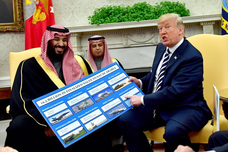 Donald Trump, Mohammed bin Salman, military, alliance