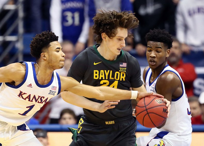 Kansas Baylor College Basketball