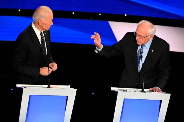 Biden and Sanders Biden and Sanders