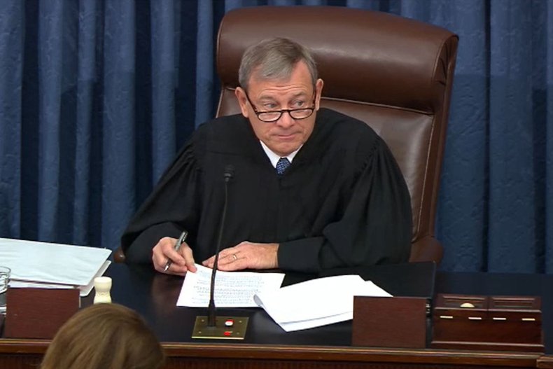 John Roberts Chief Justice Senate trial impeachment