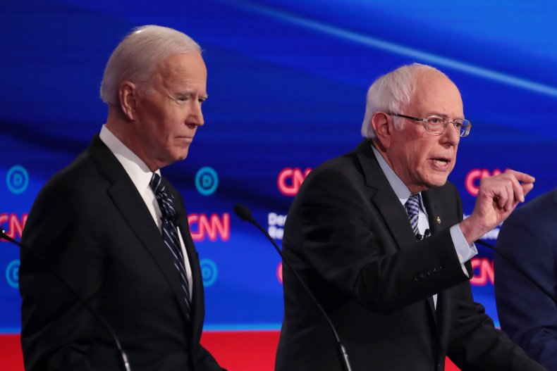 bernie sanders cnn poll joe biden president