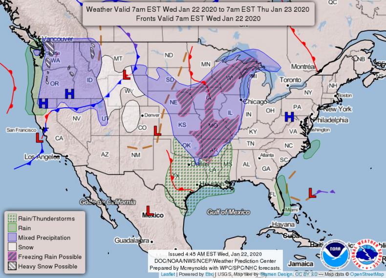 National Forecast NOAA 1232020 National Forecast NOAA 1232020