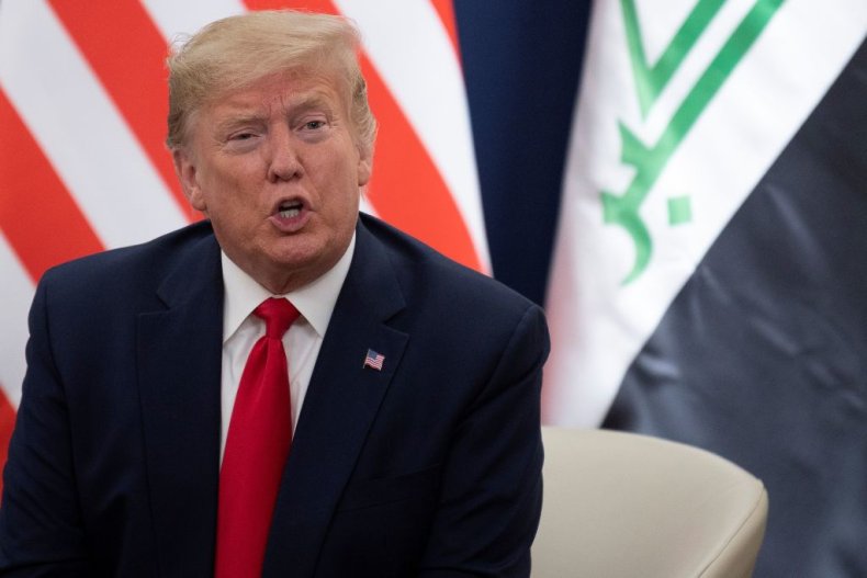 President Donald Trump at Davos