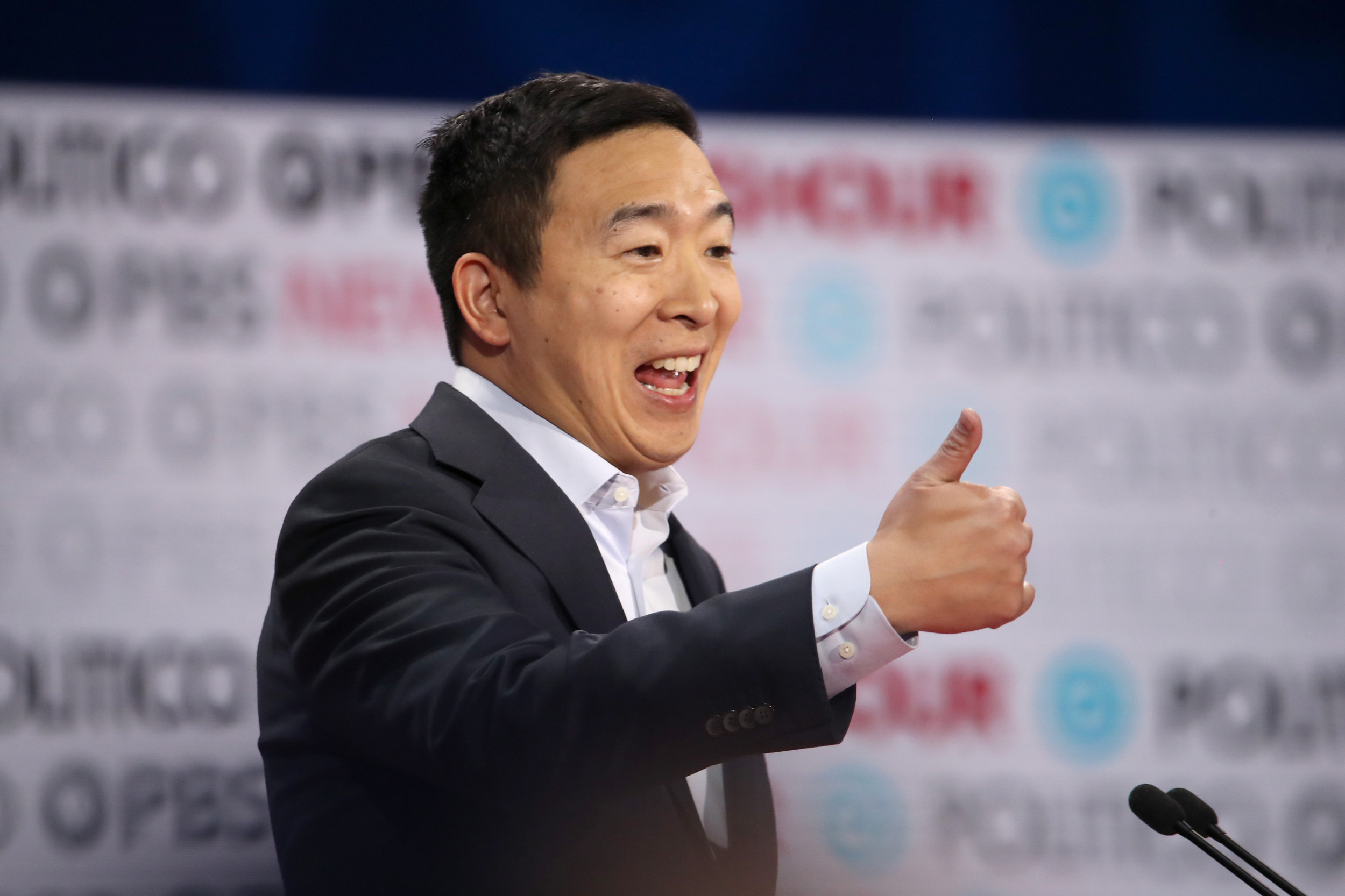 Andrew Yang >> Marianne Williamson Throws Support Behind Andrew Yang Says Andrew Yang >> Marianne Williamson Throws Support Behind Andrew Yang Says