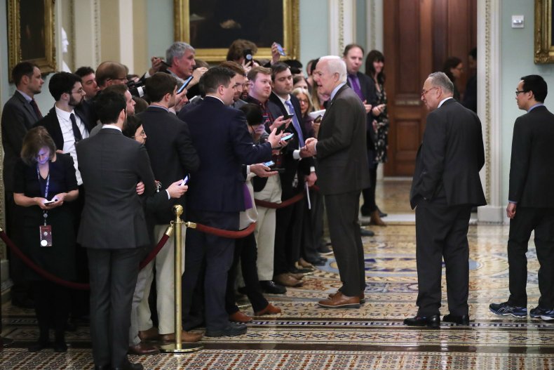 impeachment trial witness exchange Biden Bolton