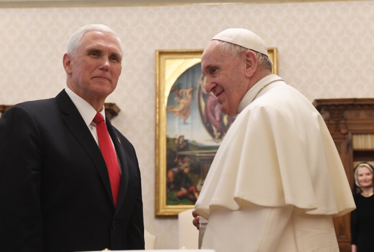 Vice President Mike Pence Pope Francis Vatican Vice President Mike Pence Pope Francis Vatican
