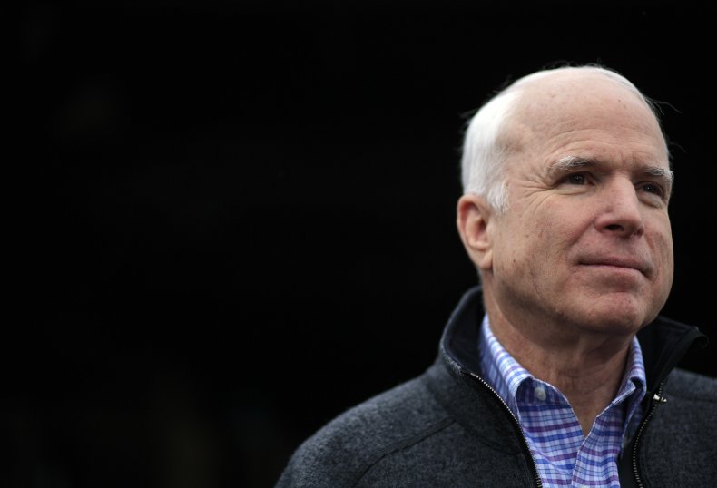 McCain makes appearance trump impeachment trial