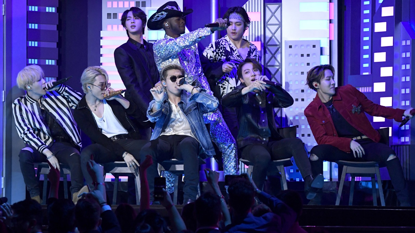 BTS Grammy 2020 Performance: Namjoon, Hobi and Kim Taehyung Trend Following  'Seoul Town Road' Performance With Lil Nas X
