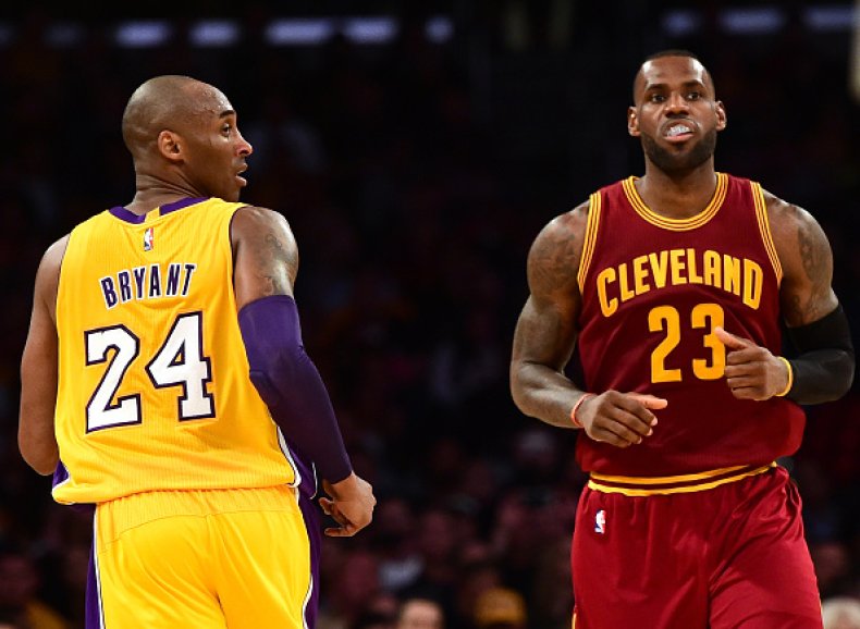 Kobe Bryant and LeBro James