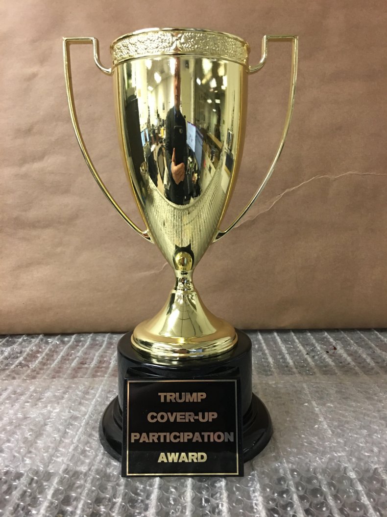 GOP senators receive trophy cover-up impeachment trial