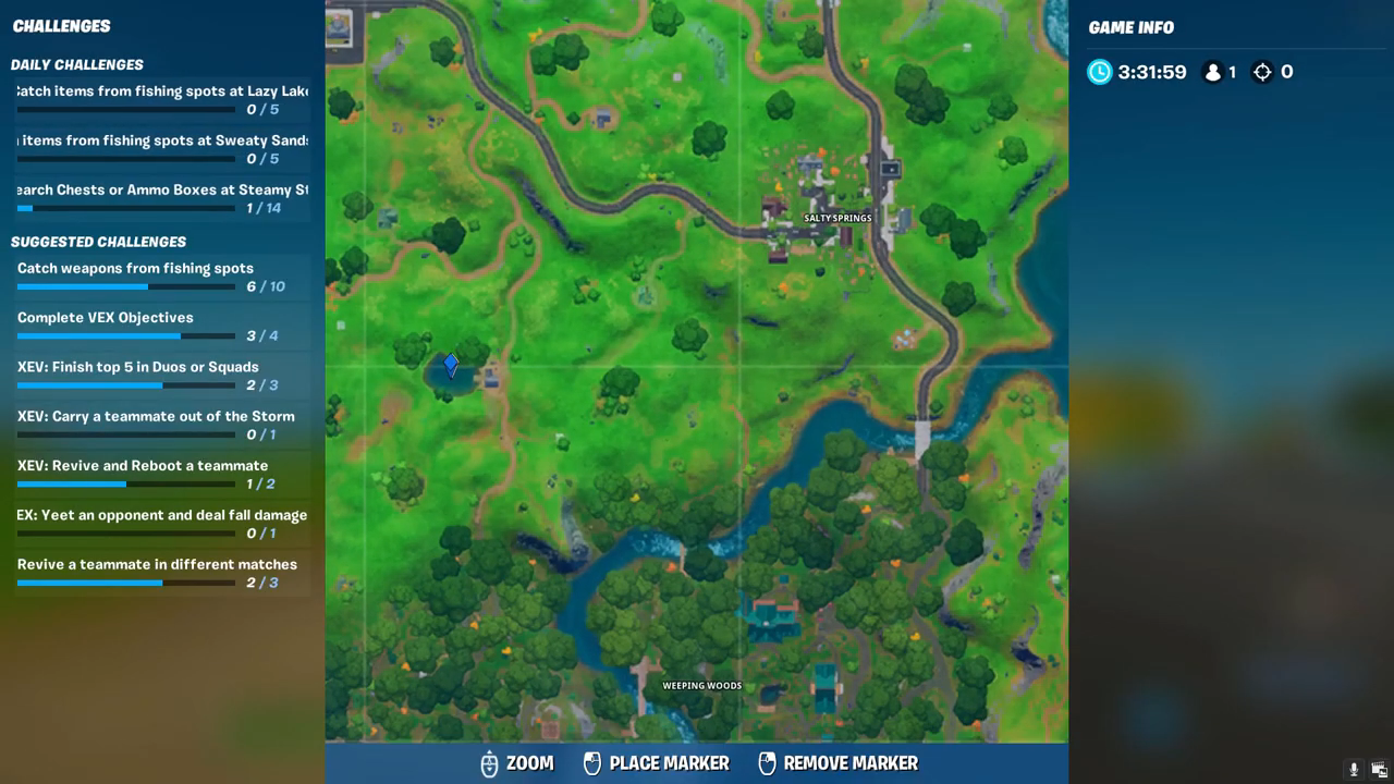Fortnite Catch Fish Lake Canoe Lazy Lake Flopper Pond Location Guide Fortnite Catch Fish Lake Canoe Lazy Lake Flopper Pond Location Guide