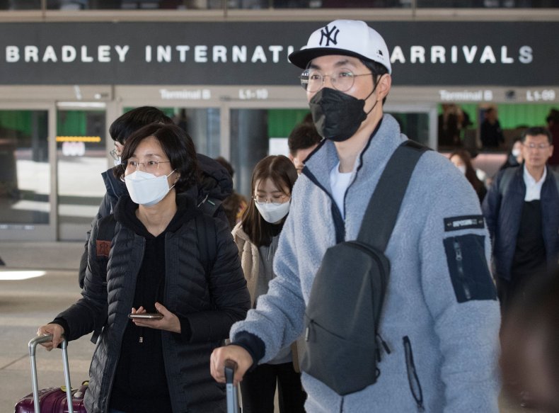 Face Mask coronavirus Heathrow