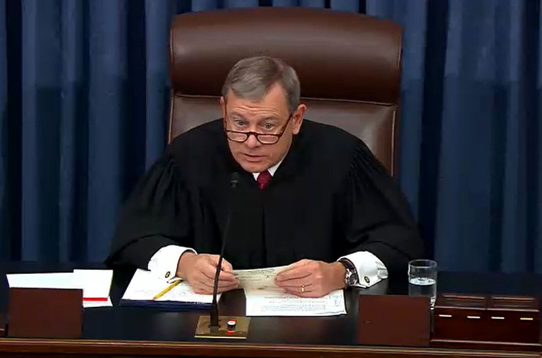 Chief Justice John Roberts Impeachment Trial