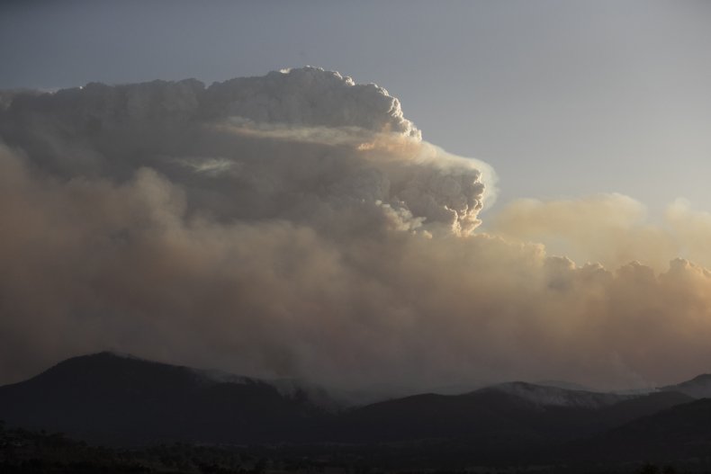 Orroral Valley bushfire