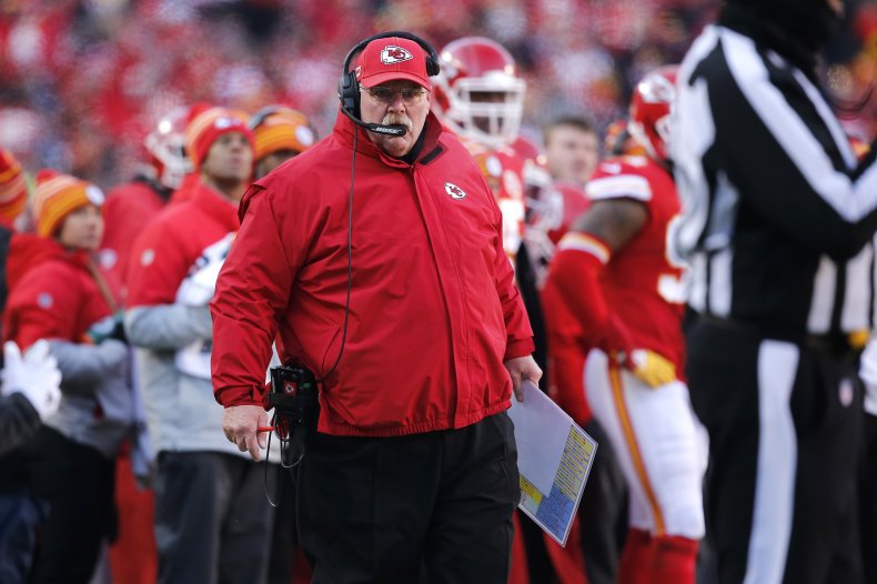 Andy Reid, Kansas City Chiefs Andy Reid, Kansas City Chiefs