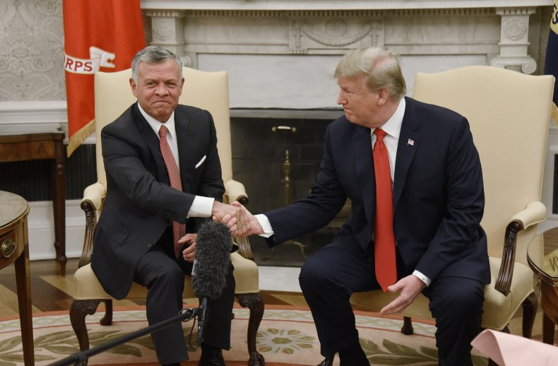 jordan, king, abdullah, donald, trump