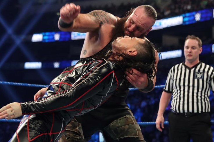 wwe braun strowman shinsuke nakamura wwe braun strowman shinsuke nakamura