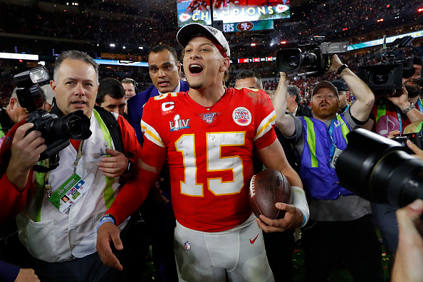 Patrick Mahomes and family celebrate Super Bowl win at Disneyland