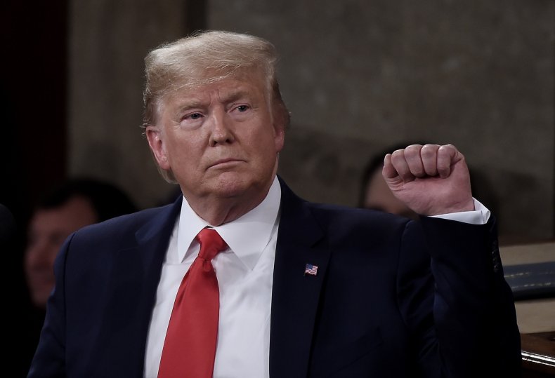 Donald Trump approval rating poll Senate trial