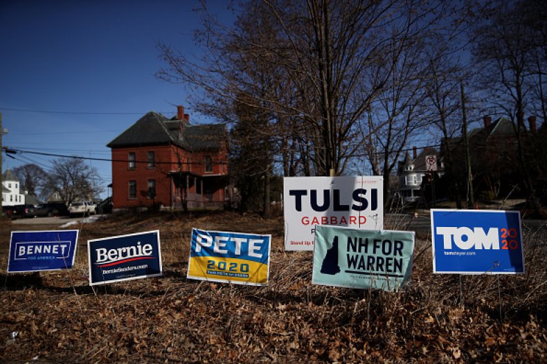 new hampshire primary yard signs
