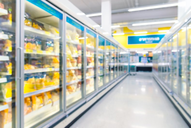 grocery store freezer aisle