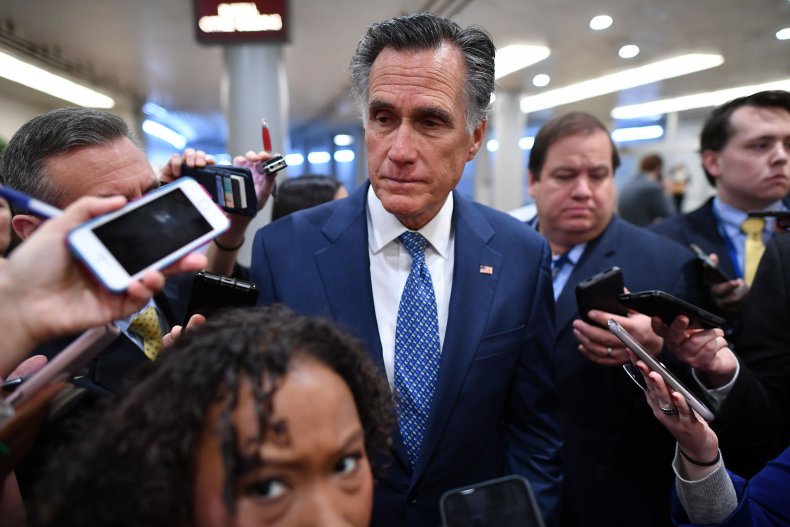 Senator Mitt Romney Utah Trump Impeachment Senator Mitt Romney Utah Trump Impeachment
