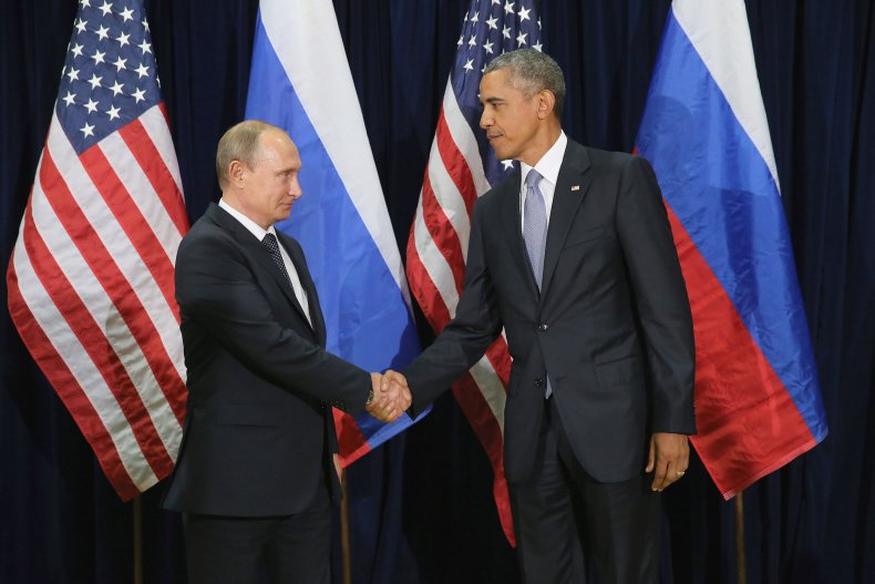 Vladimir Putin, Barack Obama, Sergei Lavrov, Trump
