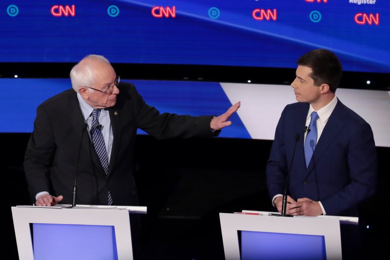 Sanders, Buttigieg