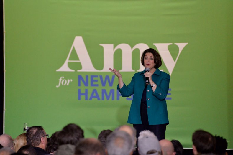 Sen. Amy Klobuchar in New Hampshire