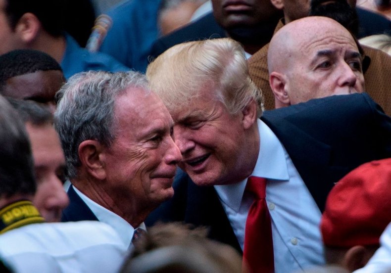 Mike Bloomberg and Donald Trump