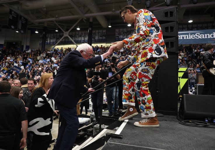 Bernie Sanders Julien Casablancas Bernie Sanders Julien Casablancas