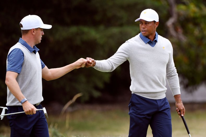 Tiger Woods, Justin Thomas