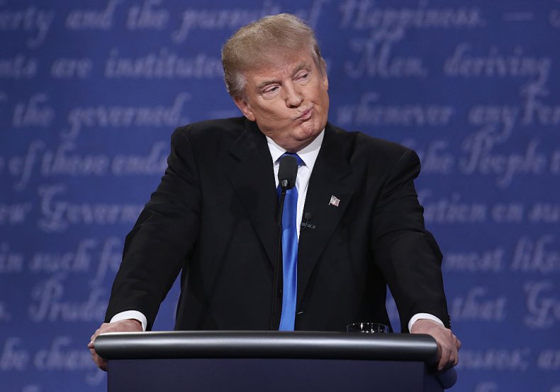 President Donald Trump at 2016 Debate