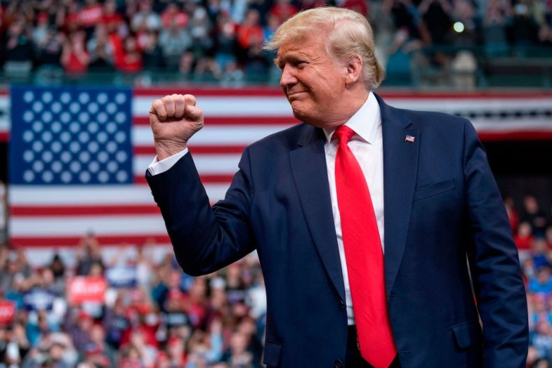 President Donald Trump At Rally