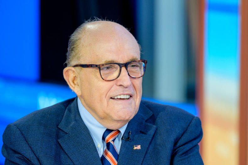 Rudy Giuliani at Fox Business Studio