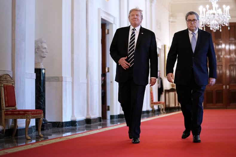 trump barr DOJ interference