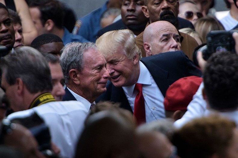 Mike Bloomberg and Donald Trump