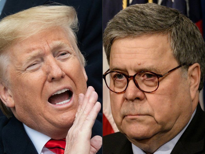 Donald Trump, Bill Barr, crime, syndicate, DOJ