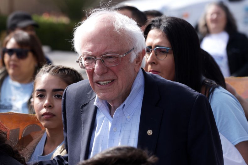 Bernie Sanders at Las Vegas march Bernie Sanders at Las Vegas march