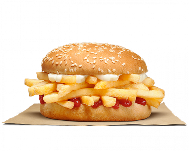 Burger King NZ French Fry Burger