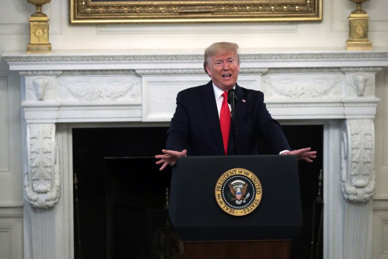 Donald Trump at the White House
