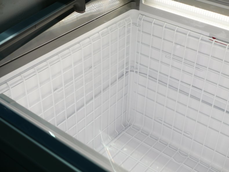 chest freezer interior chest freezer interior